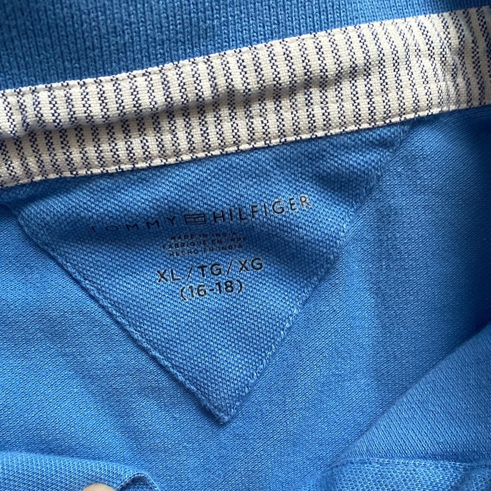 Tommy Hilfiger Blue Polo Shirt - Picture 3 of 7